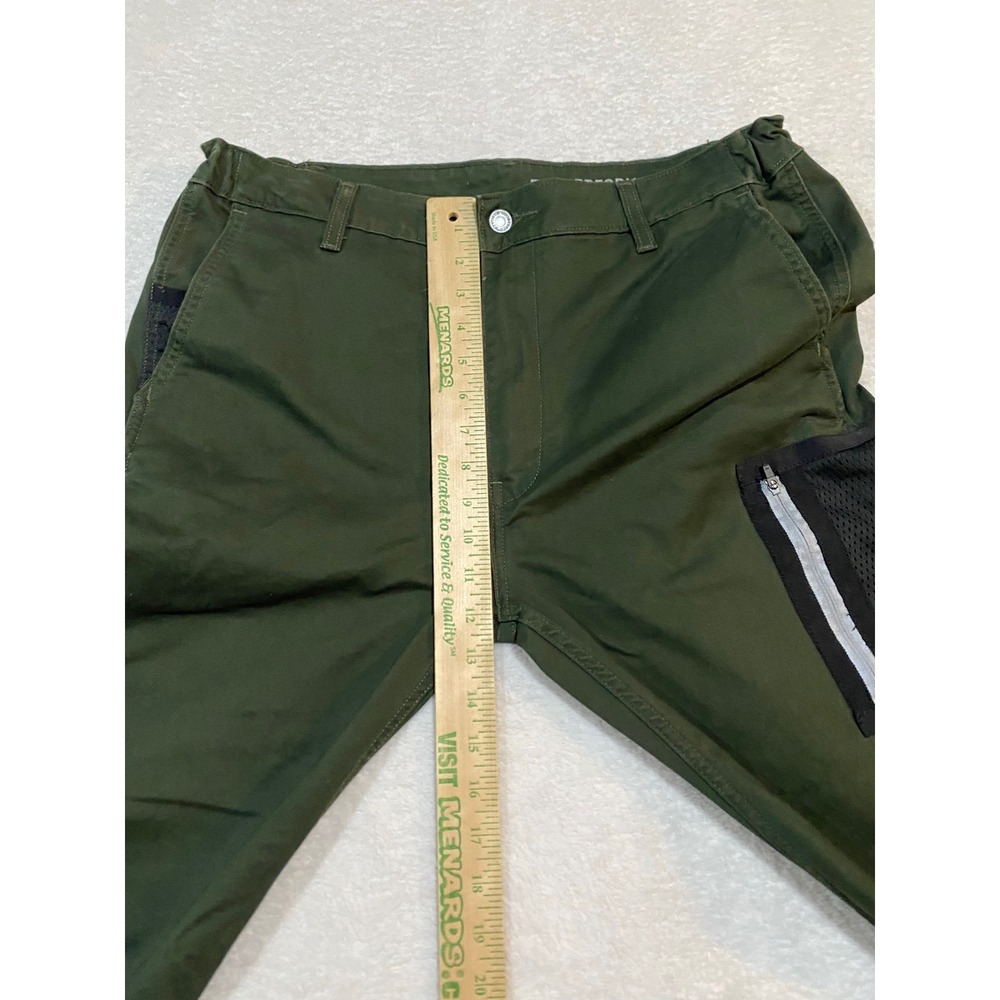 Levis Performance Premium Utility Pants Mens Green Cargo Reflective 34x32(29) - Picture 3 of 12
